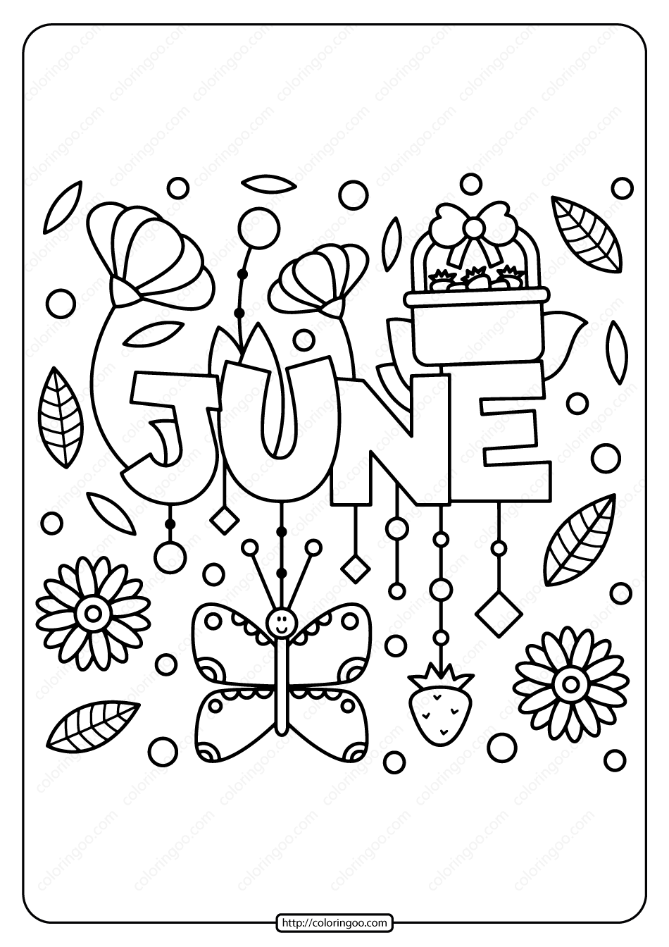 31 June Coloring Pages Printable 2