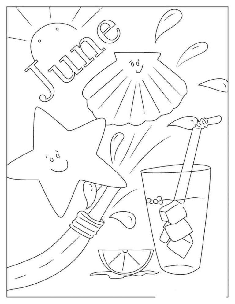 31 June Coloring Pages Printable 29