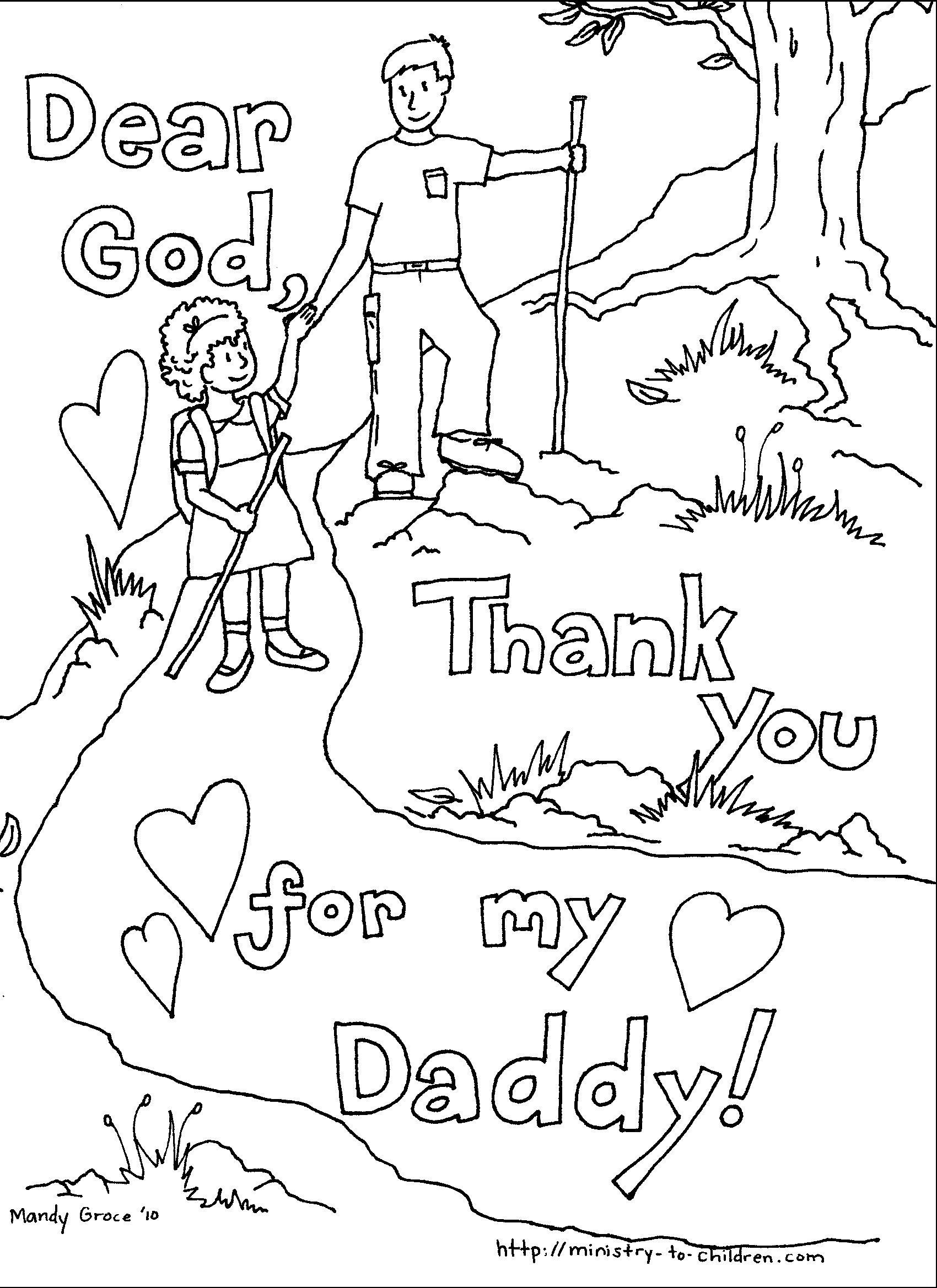 31 LDS Father's Day Coloring Pages Printable 1