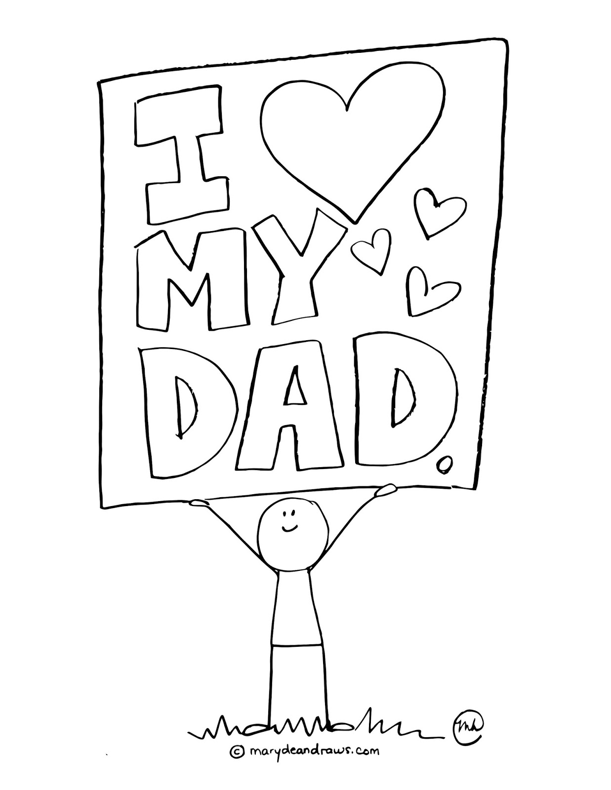 31 LDS Father's Day Coloring Pages Printable 21