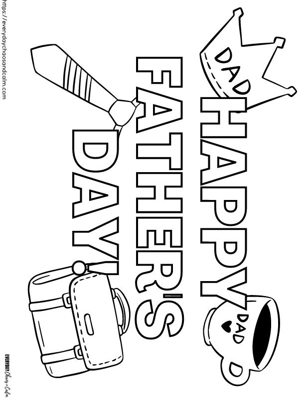 31 LDS Father's Day Coloring Pages Printable 6