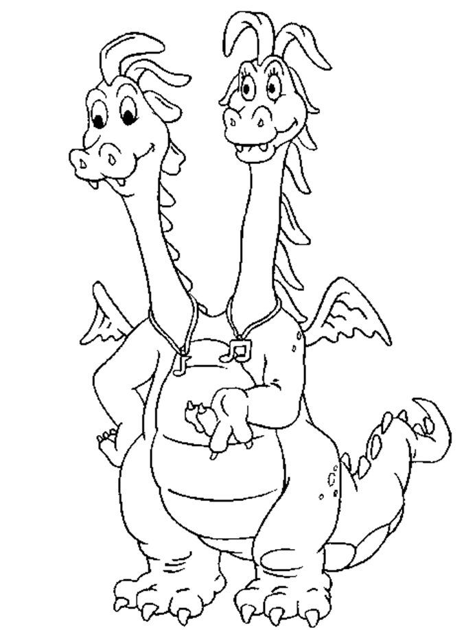 31 Magical Dragon Tales Coloring Pages Printable 1