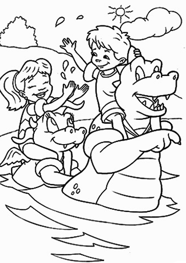 31 Magical Dragon Tales Coloring Pages Printable 26