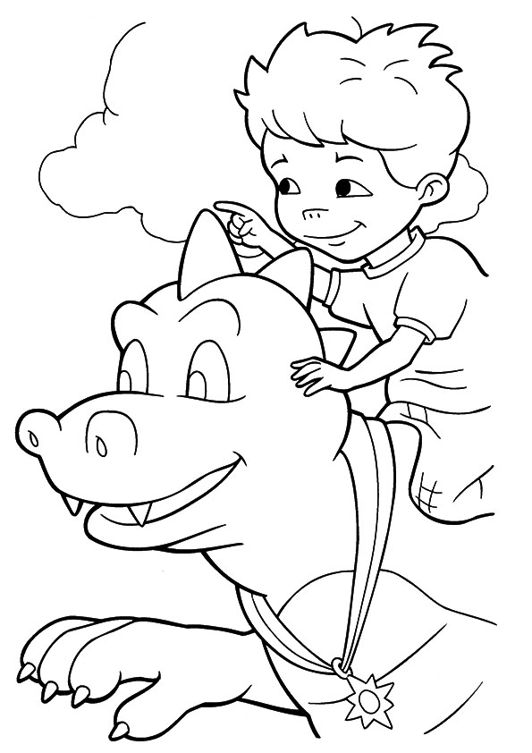 31 Magical Dragon Tales Coloring Pages Printable 3