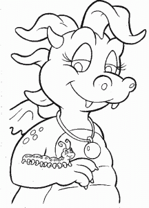 31 Magical Dragon Tales Coloring Pages Printable 35