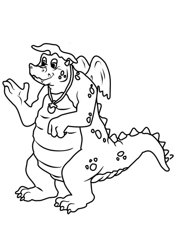 31 Magical Dragon Tales Coloring Pages Printable 4