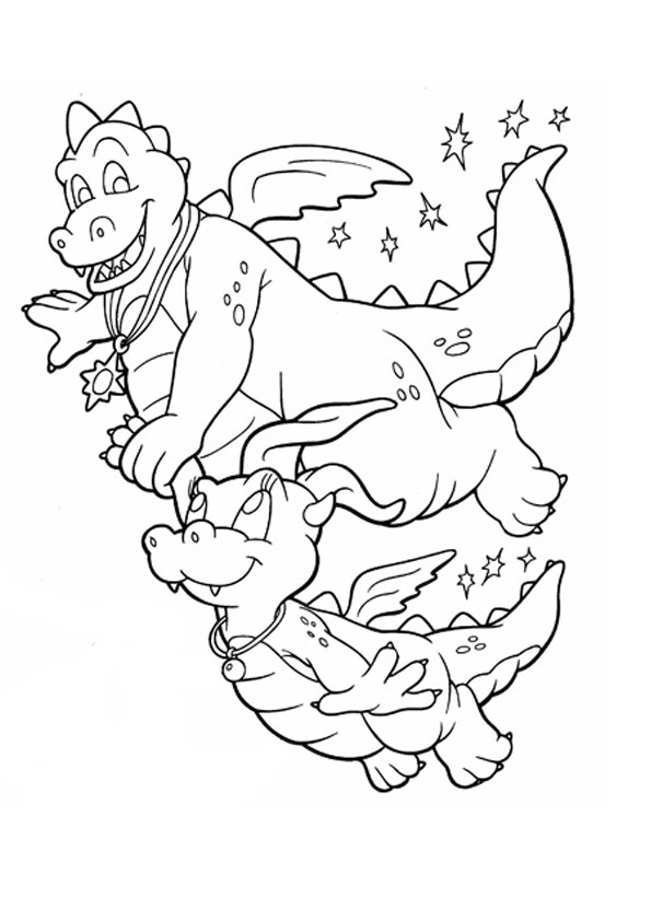 31 Magical Dragon Tales Coloring Pages Printable 5