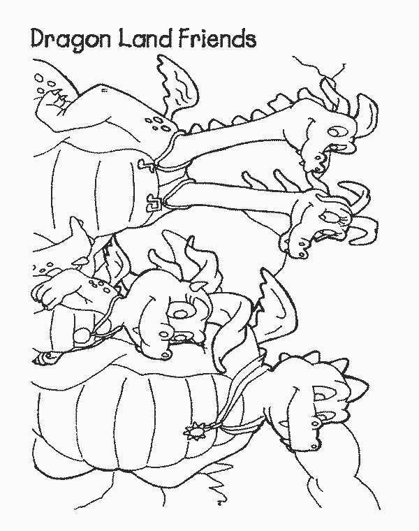 31 Magical Dragon Tales Coloring Pages Printable 8