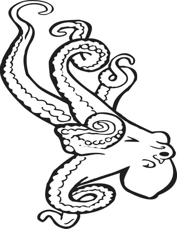 31 Mesmerizing Octopus Coloring Pages Printable 10