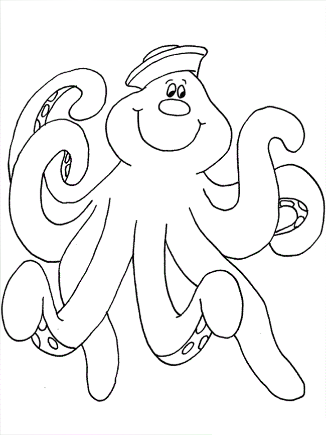 31 Mesmerizing Octopus Coloring Pages Printable 12