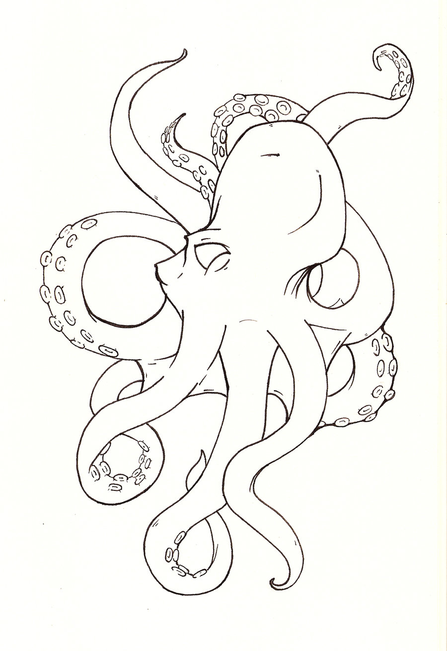 31 Mesmerizing Octopus Coloring Pages Printable 27