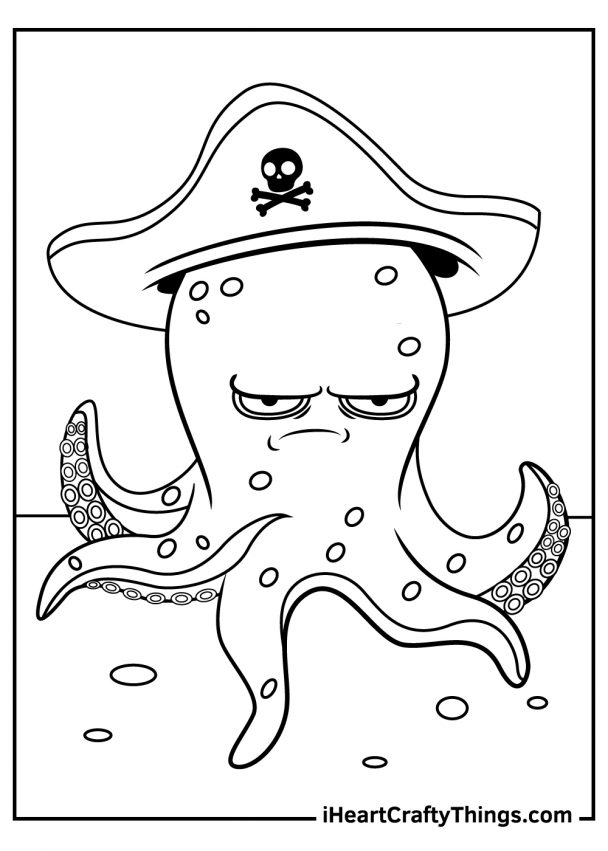 31 Mesmerizing Octopus Coloring Pages Printable 33