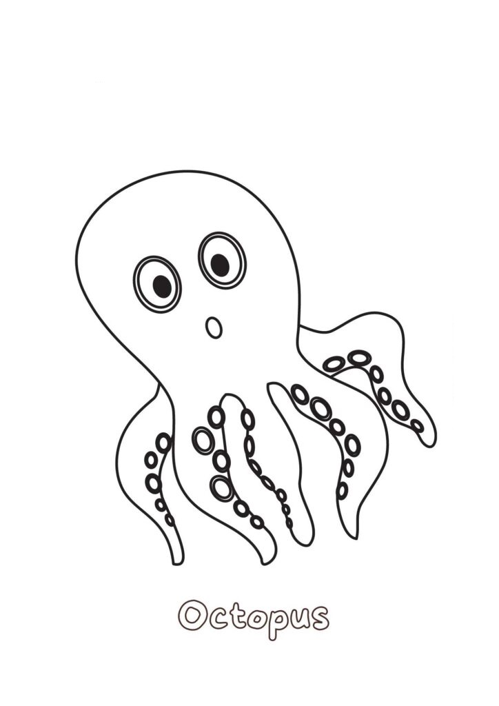 31 Mesmerizing Octopus Coloring Pages Printable 35