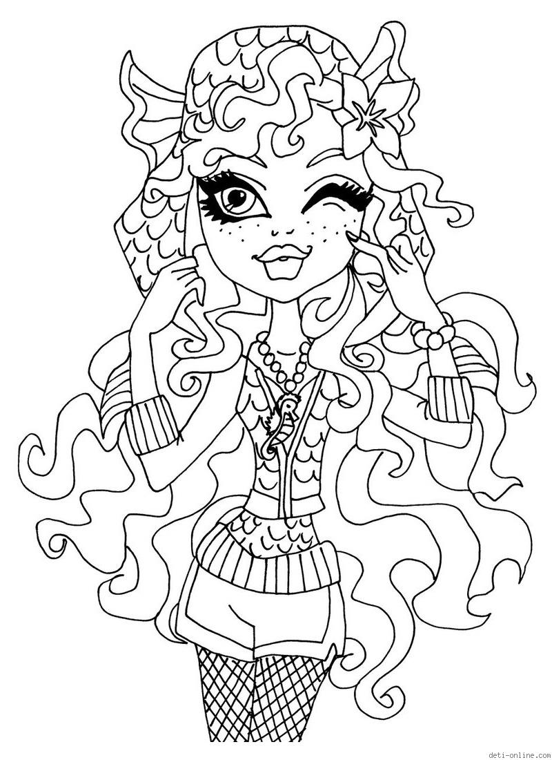 31 Monster High 2 Coloring Pages Printable 13