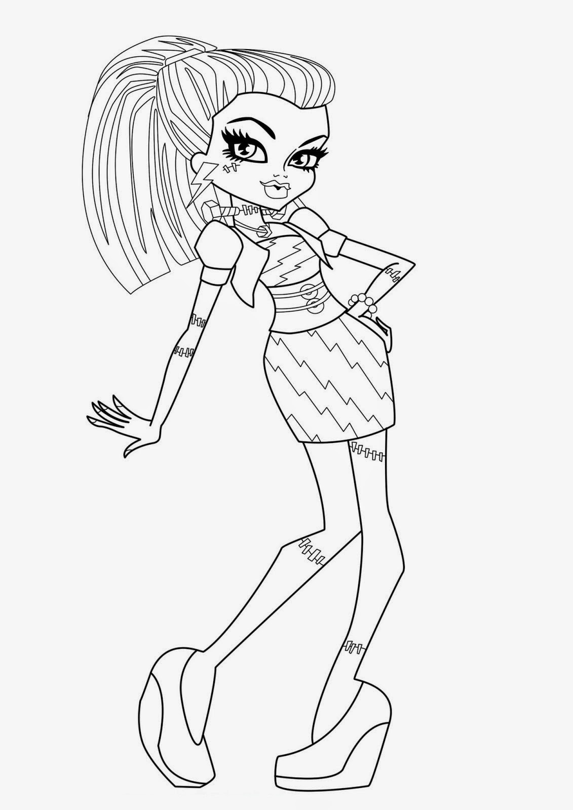 31 Monster High 2 Coloring Pages Printable 14