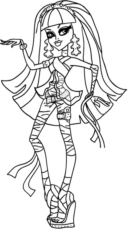 31 Monster High 2 Coloring Pages Printable 19