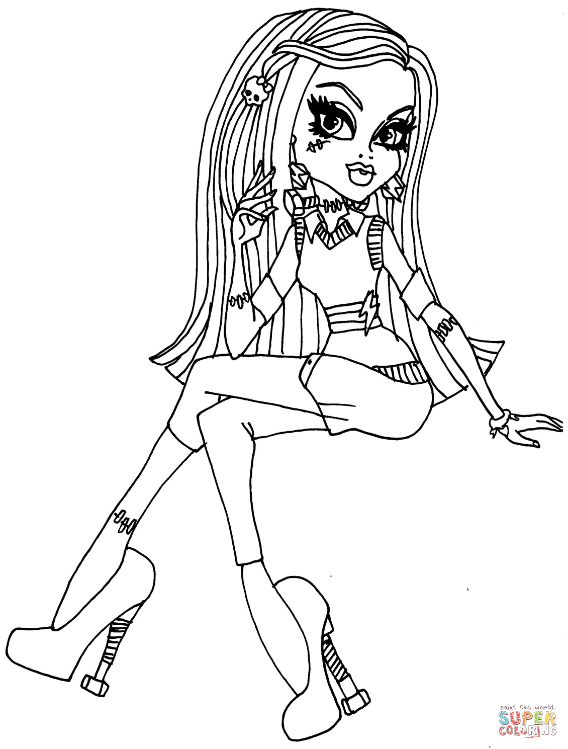 31 Monster High 2 Coloring Pages Printable 20