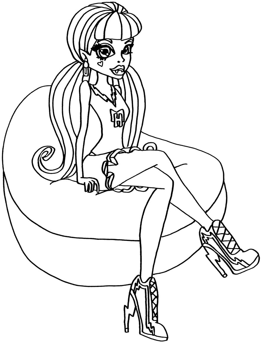 31 Monster High 2 Coloring Pages Printable 22