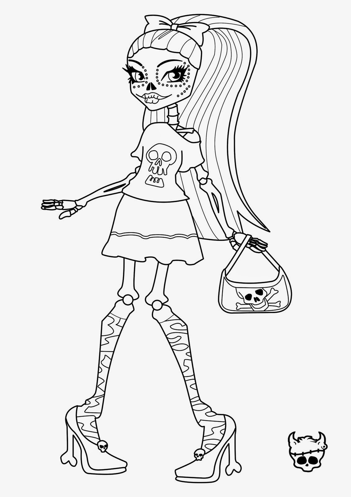 31 Monster High 2 Coloring Pages Printable 23