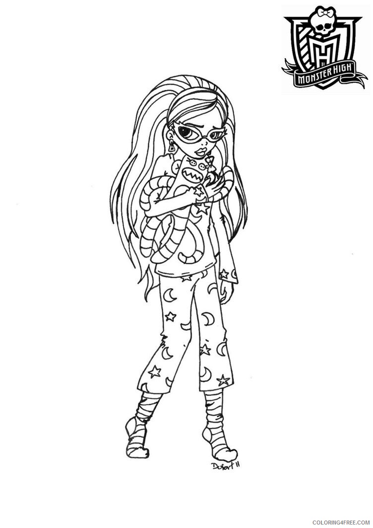 31 Monster High 2 Coloring Pages Printable 27