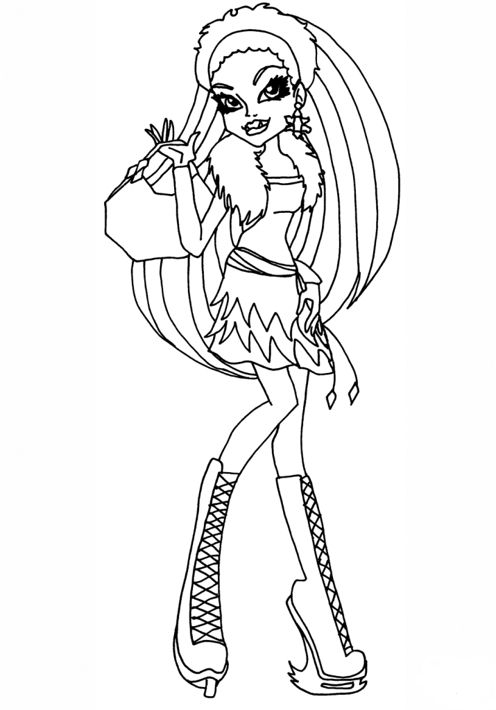 31 Monster High 2 Coloring Pages Printable 3