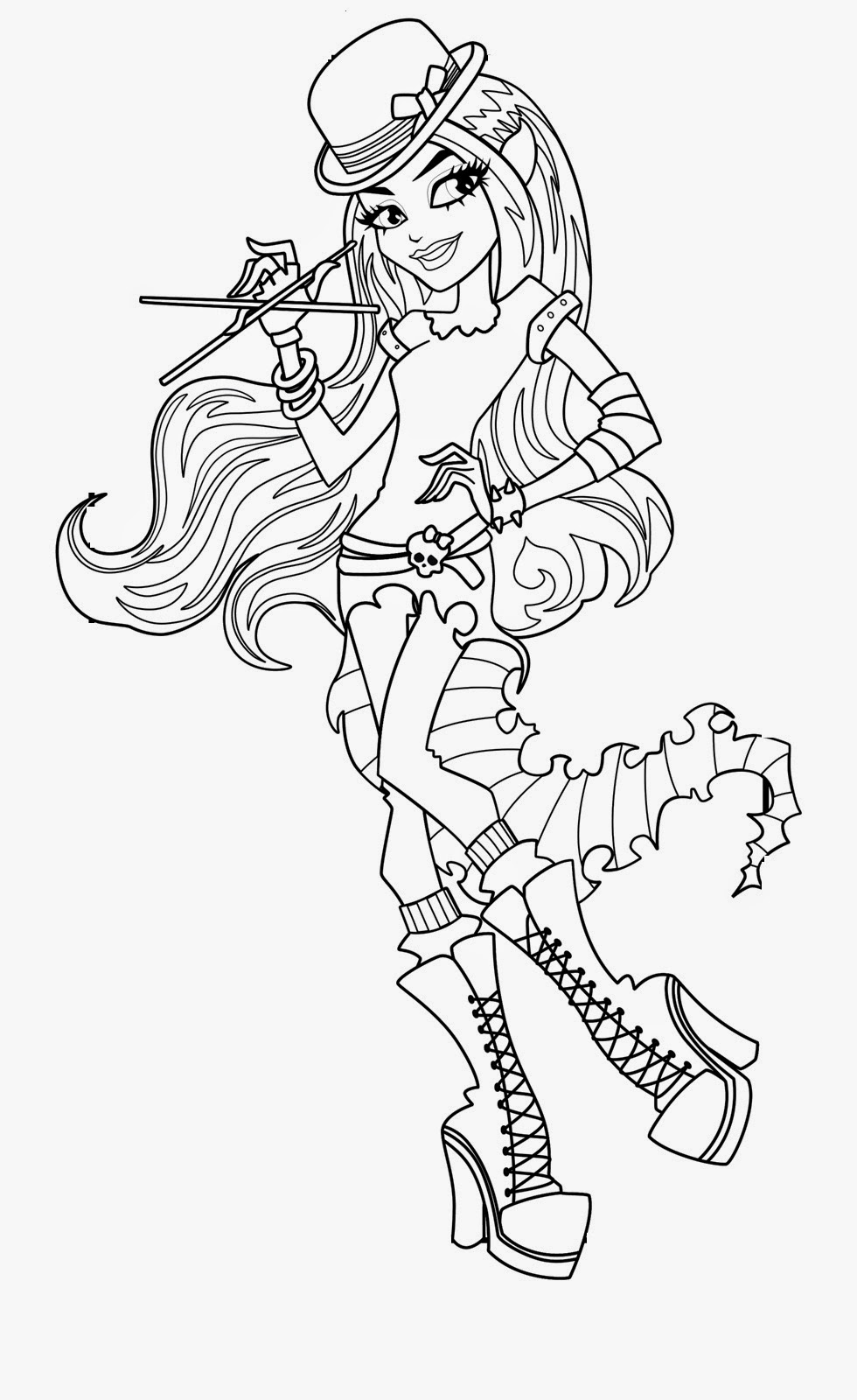 31 Monster High 2 Coloring Pages Printable 33