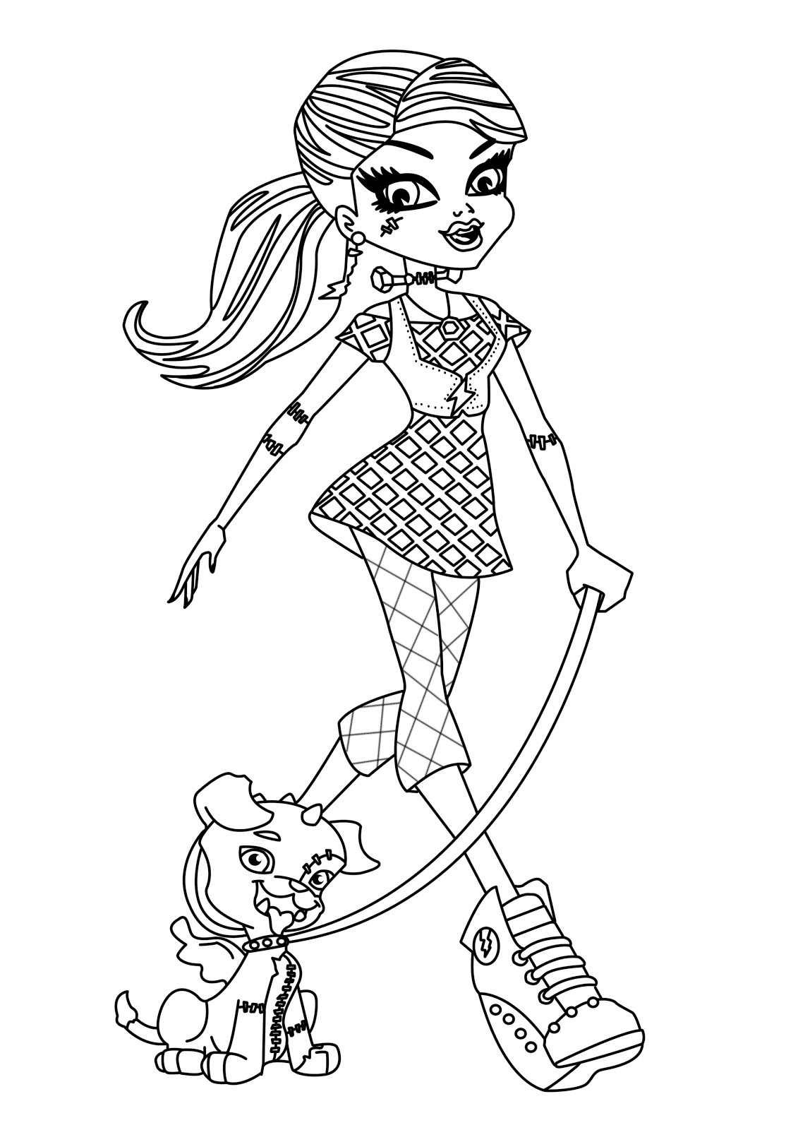 31 Monster High 2 Coloring Pages Printable 34