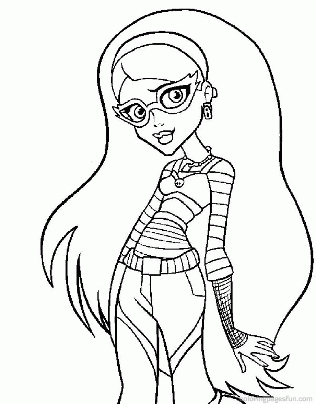 31 Monster High 2 Coloring Pages Printable 35