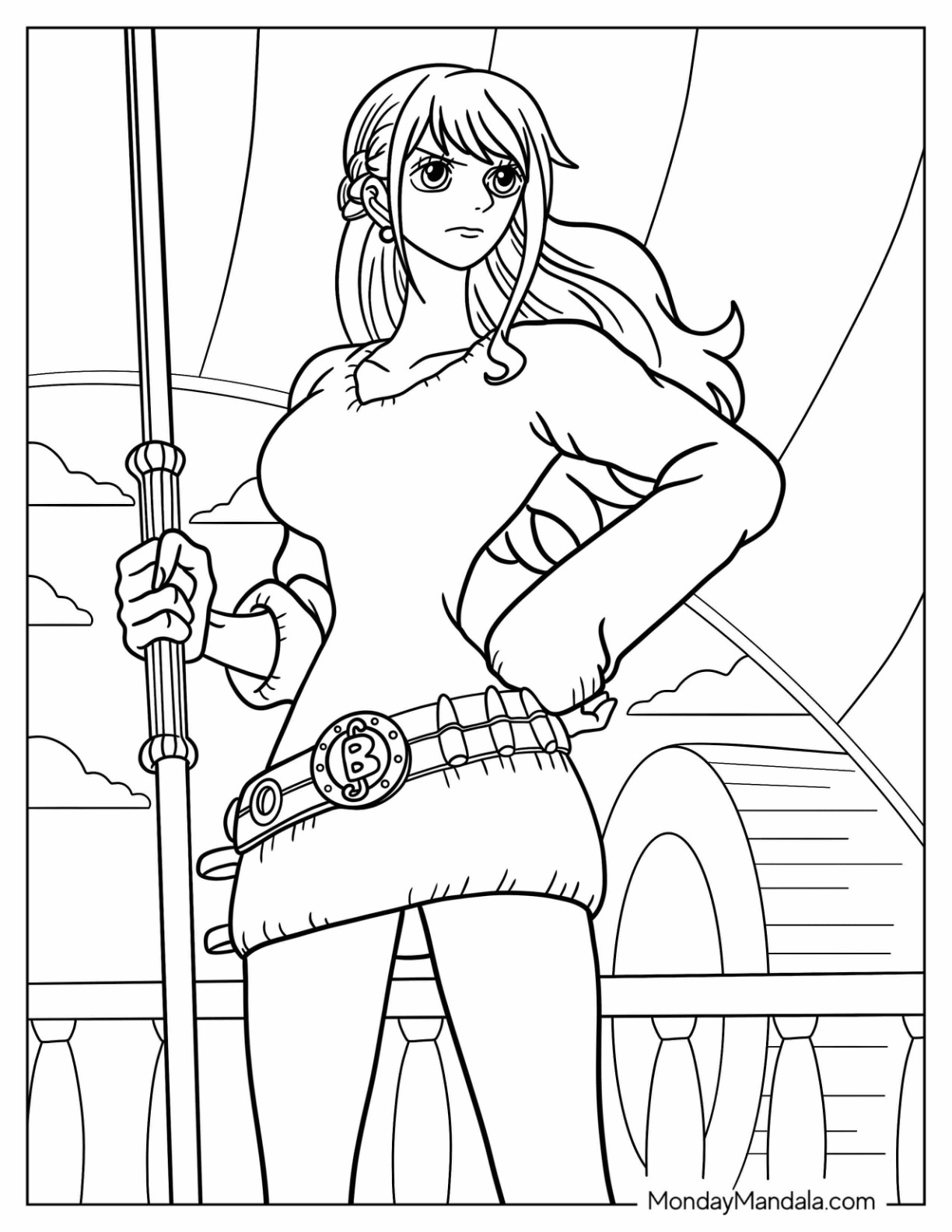 31 Printable One Piece Coloring Pages 15