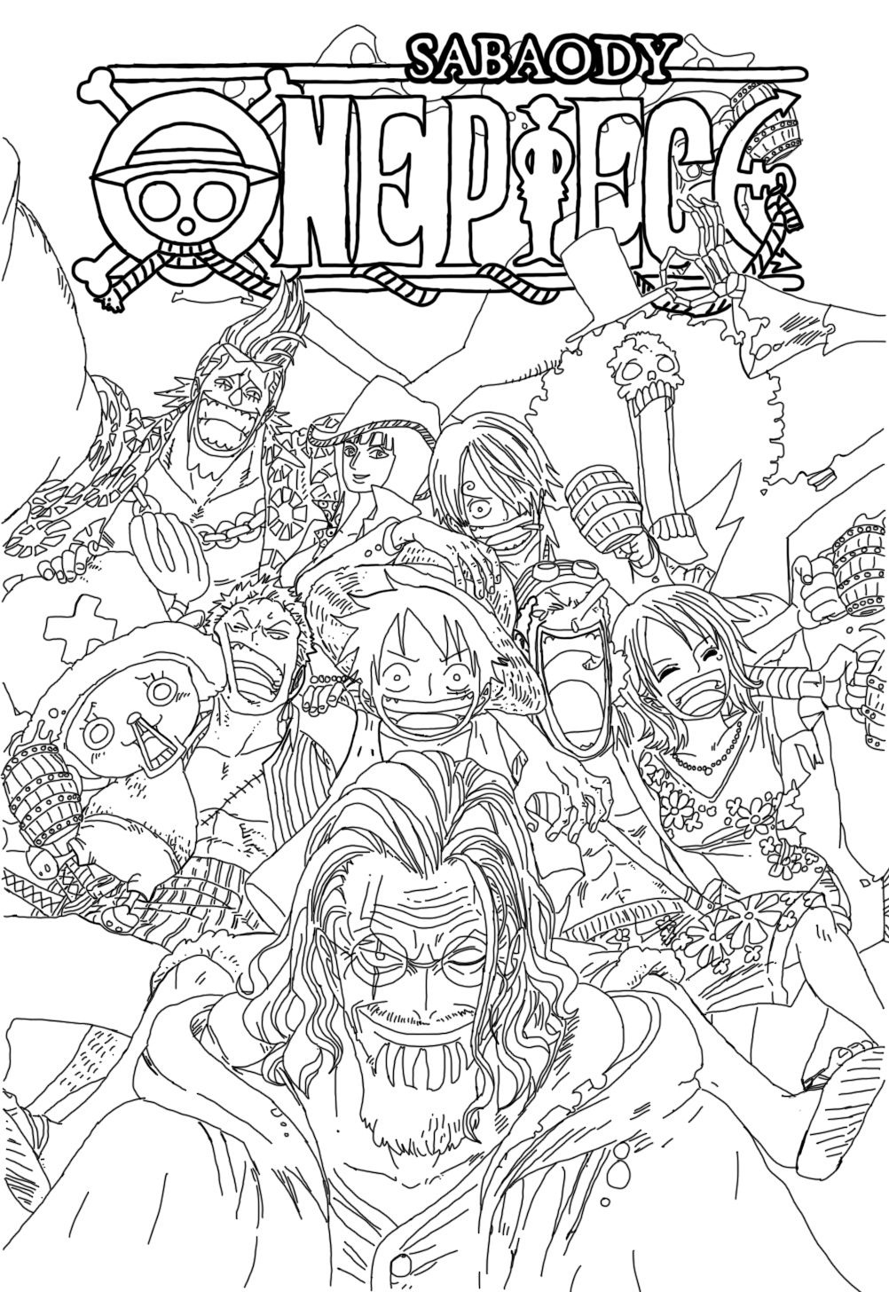 31 Printable One Piece Coloring Pages 7