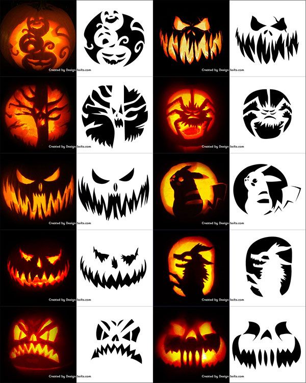 31 Pumpkin Templates Printable 2