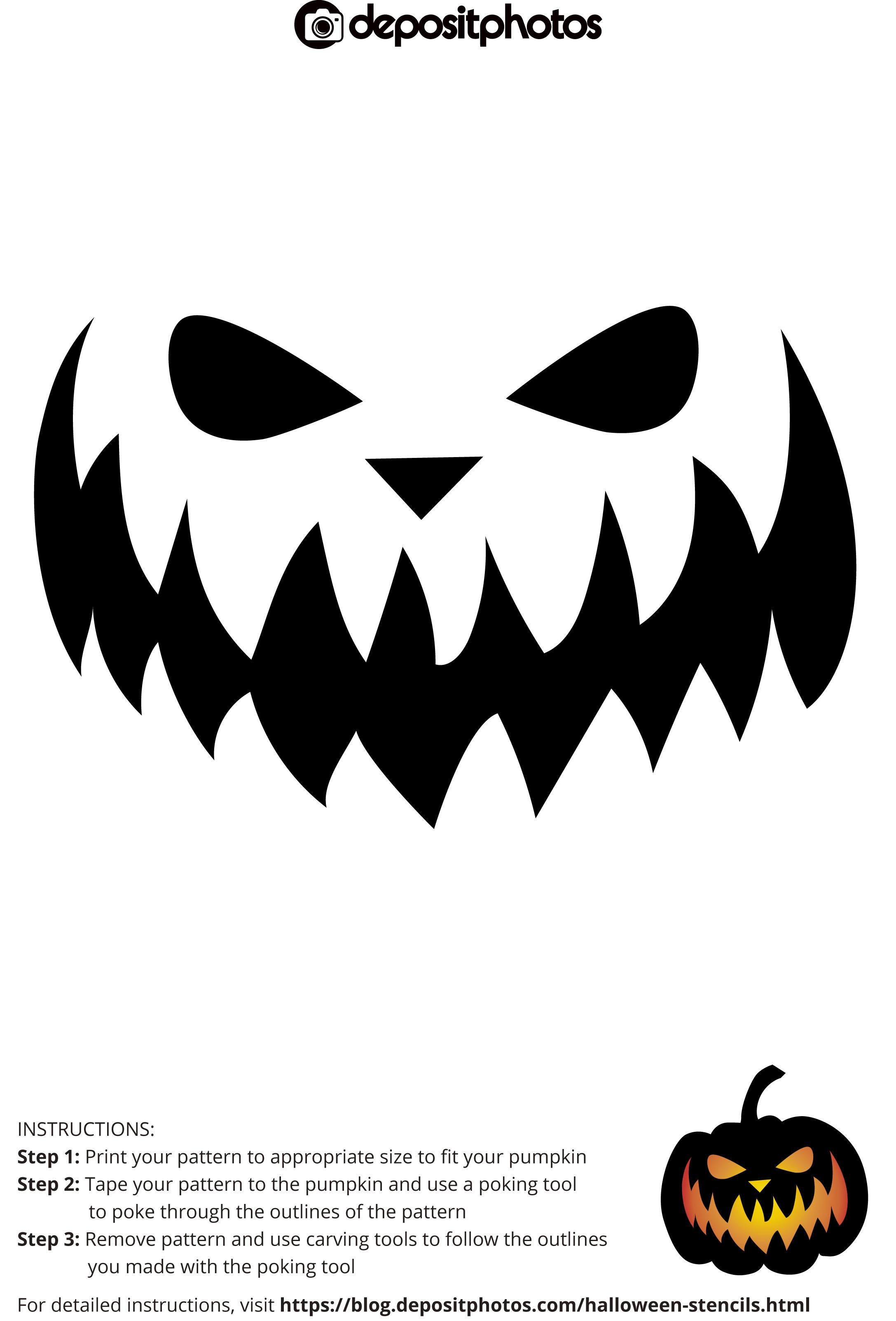 31 Pumpkin Templates Printable 27