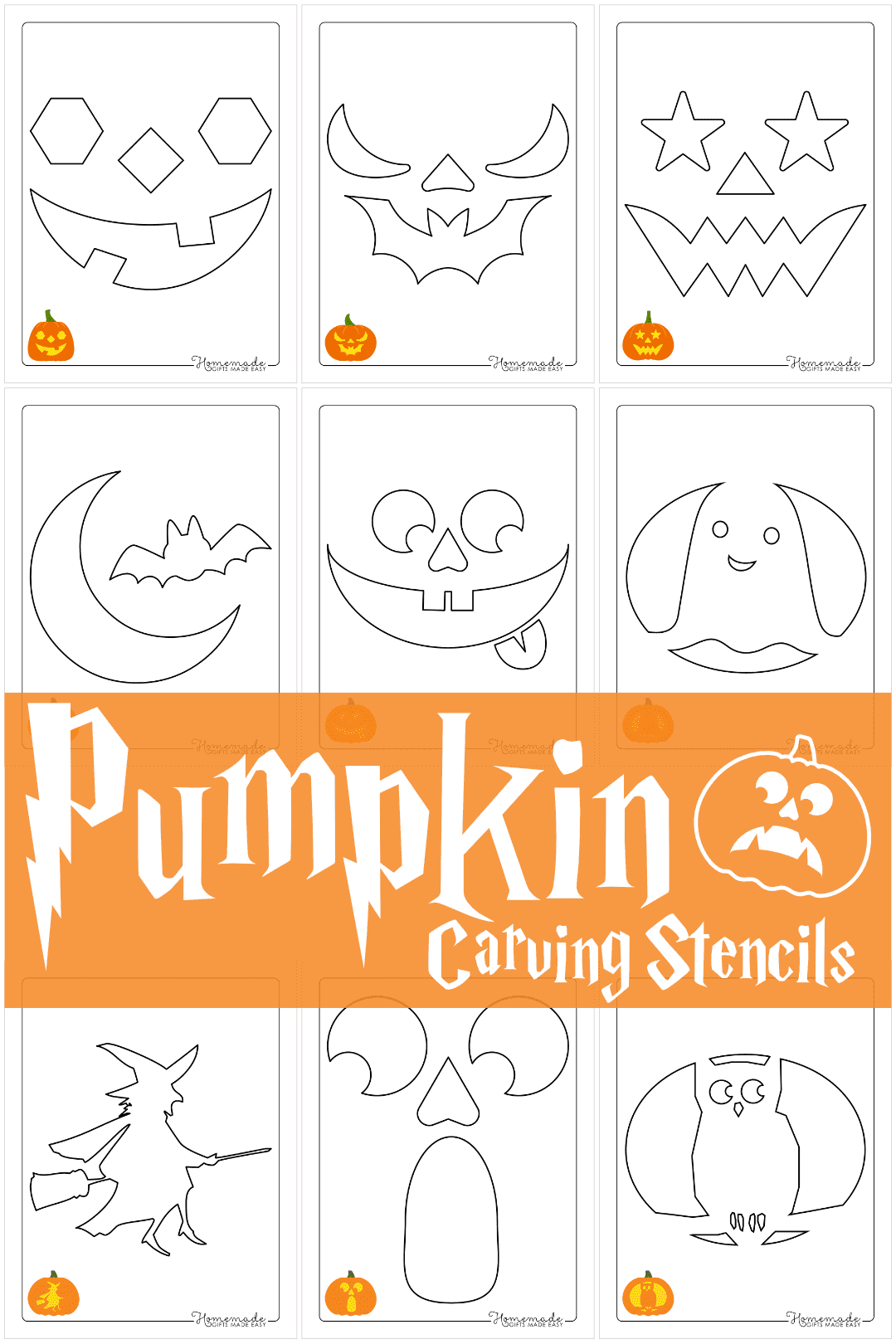 31 Pumpkin Templates Printable 31