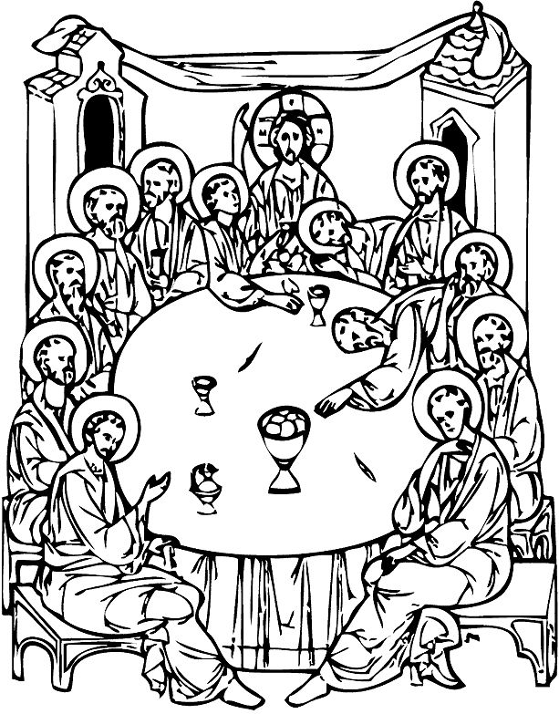 31 Stunning Last Supper Coloring Pages Printable 15