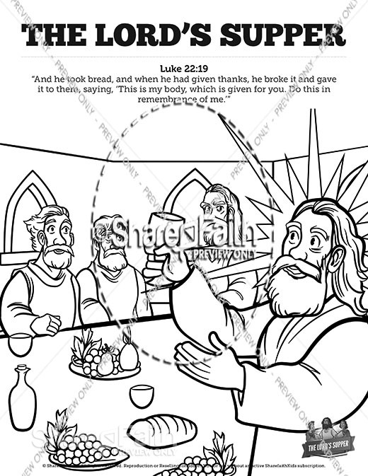 31 Stunning Last Supper Coloring Pages Printable 16