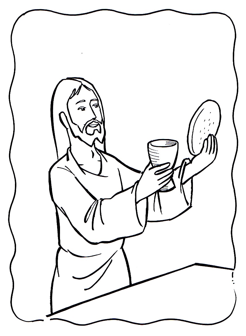 31 Stunning Last Supper Coloring Pages Printable 29