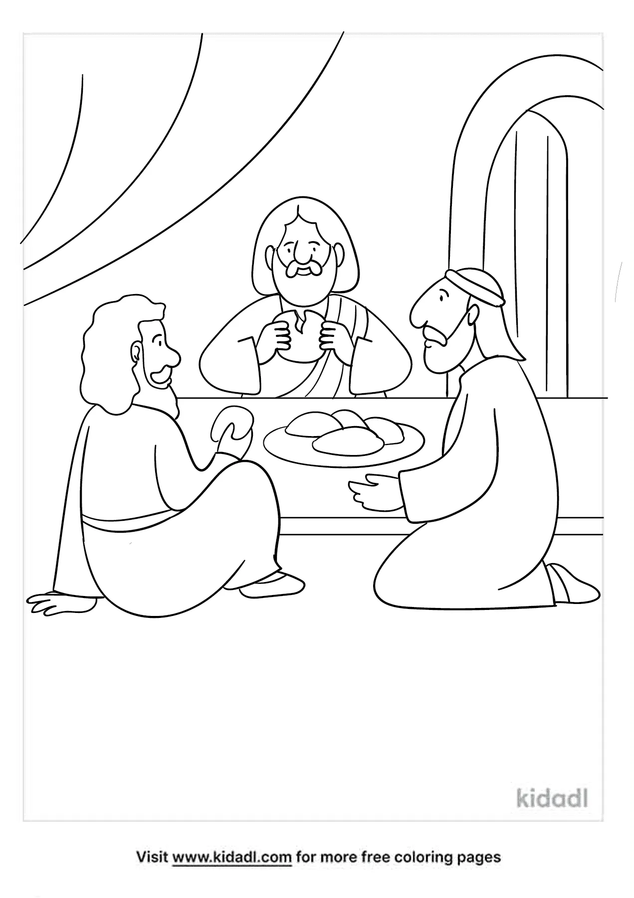 31 Stunning Last Supper Coloring Pages Printable 30