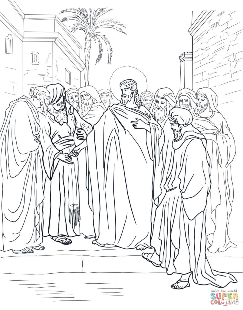 31 Stunning Last Supper Coloring Pages Printable 8