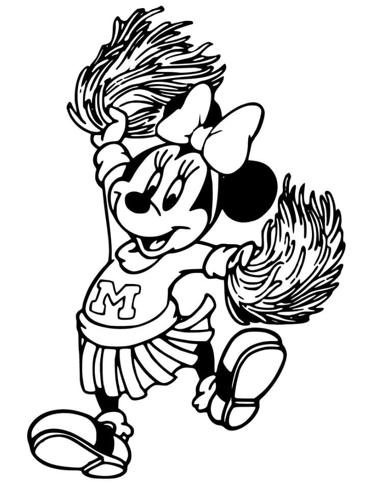 32 Cheerleading Pom Poms Coloring Pages Printable 18