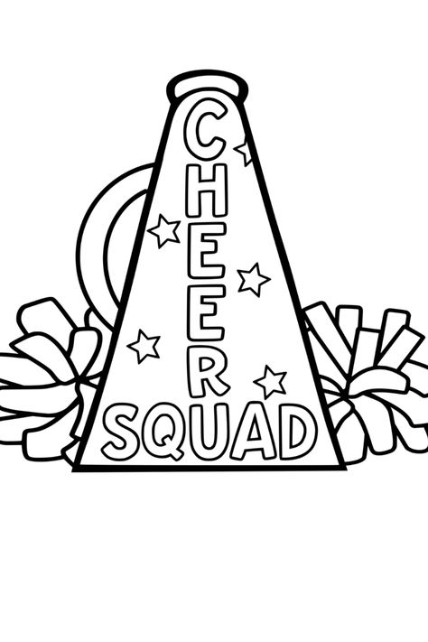 32 Cheerleading Pom Poms Coloring Pages Printable 19