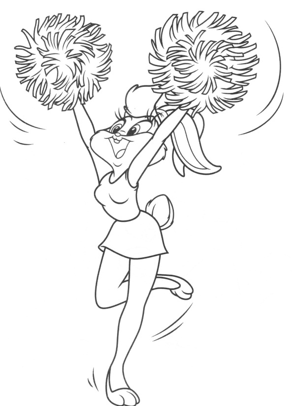 32 Cheerleading Pom Poms Coloring Pages Printable 27