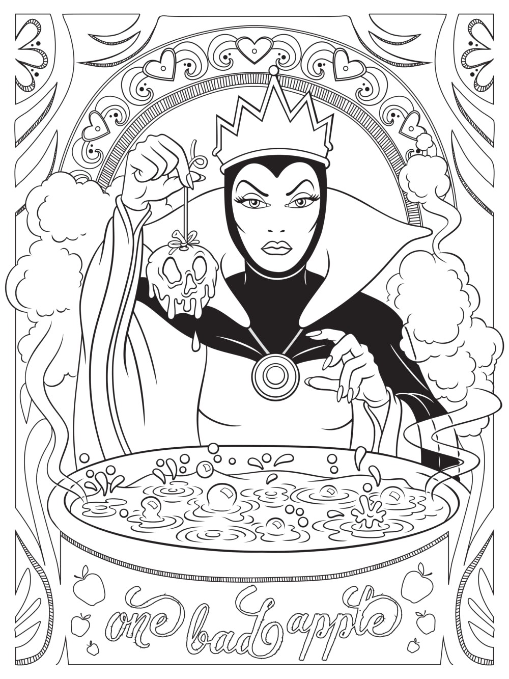 32 Cute Baddie Disney Princess Coloring Pages Printable 1