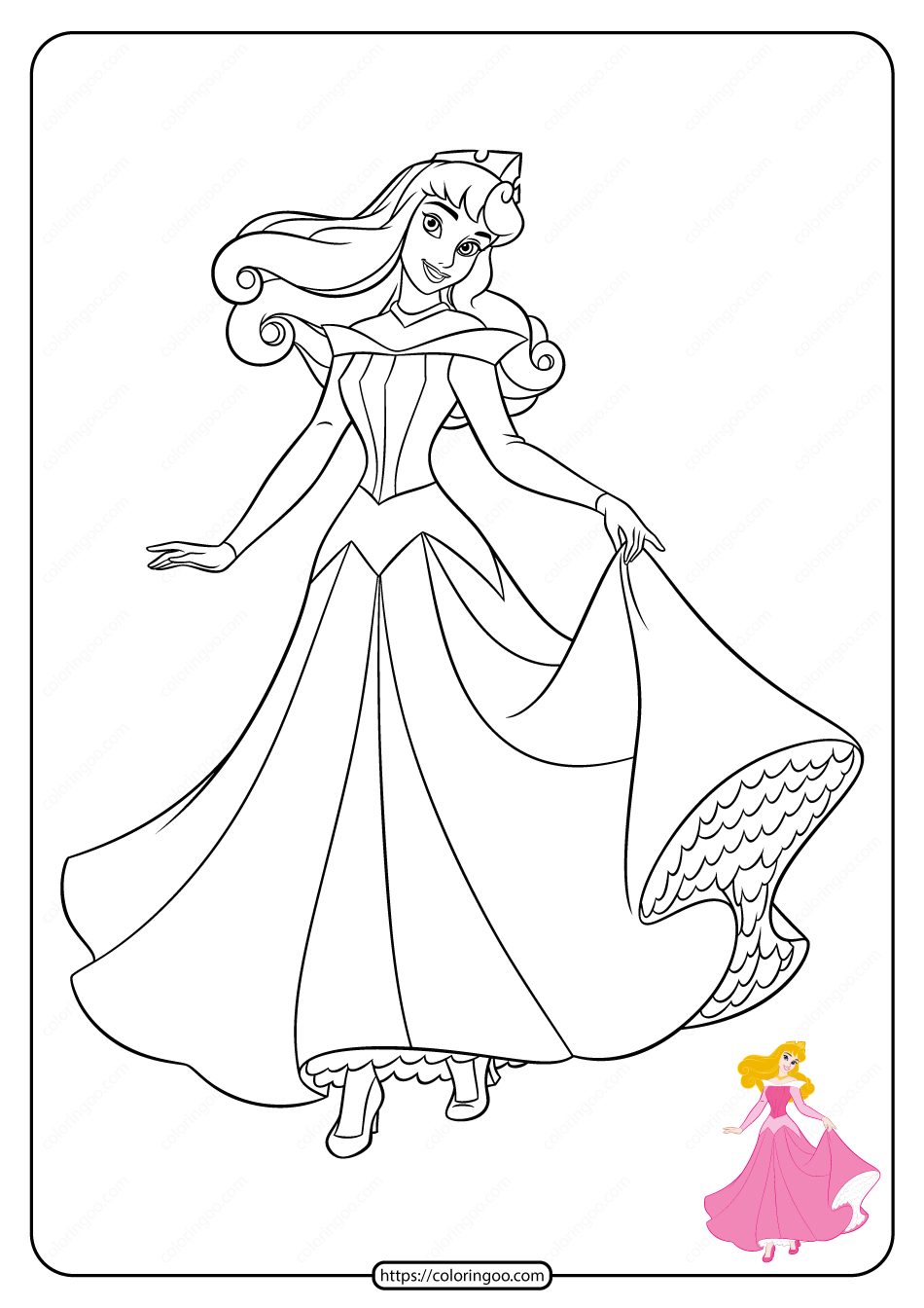 32 Cute Baddie Disney Princess Coloring Pages Printable 5