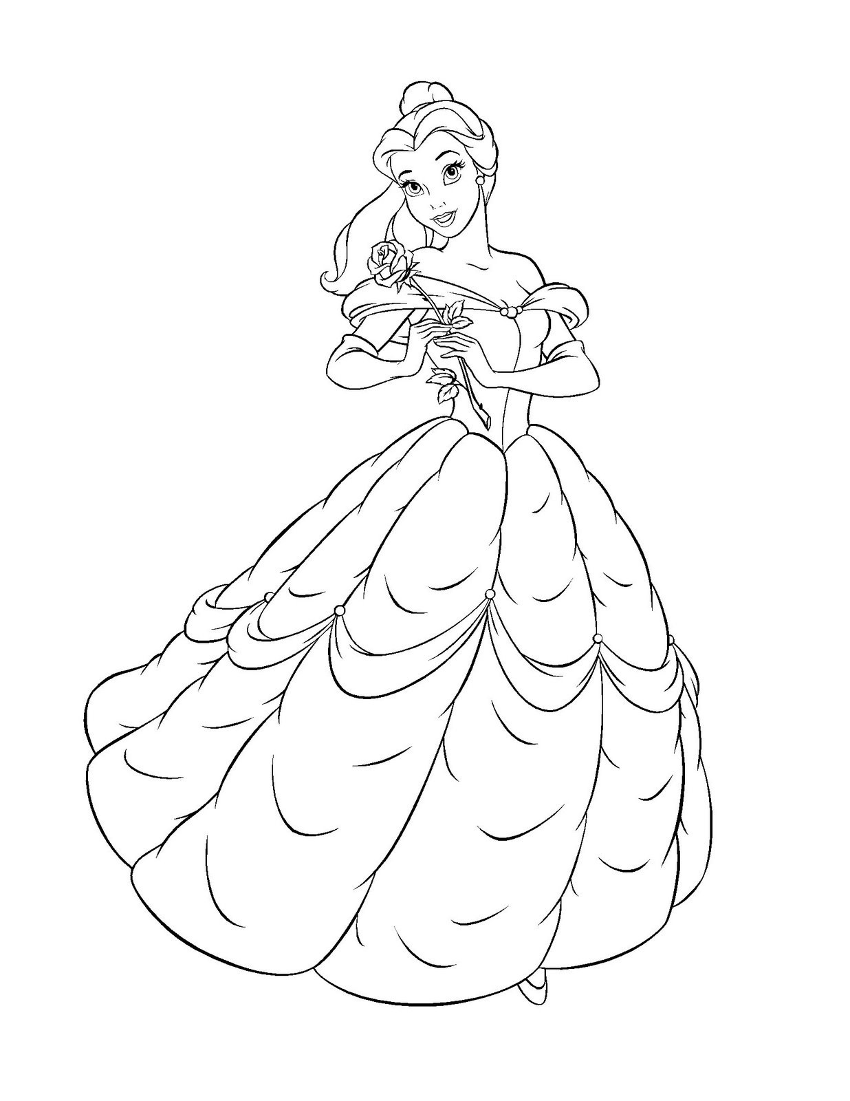 32 Cute Baddie Disney Princess Coloring Pages Printable 9