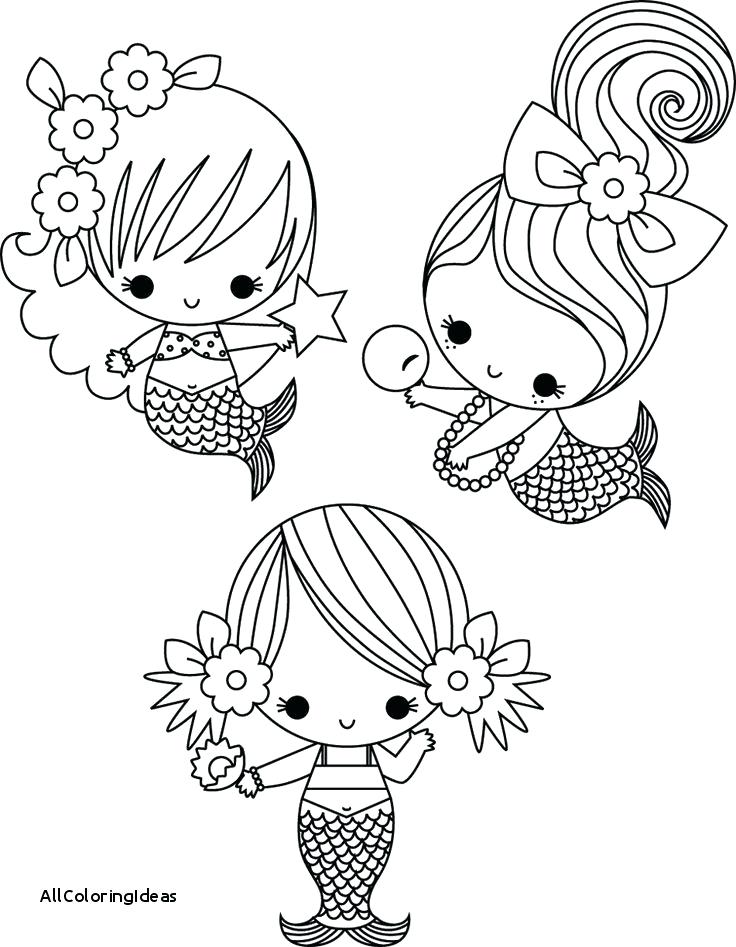 32 Easy Mermaid Coloring Pages for Kids Printable 19