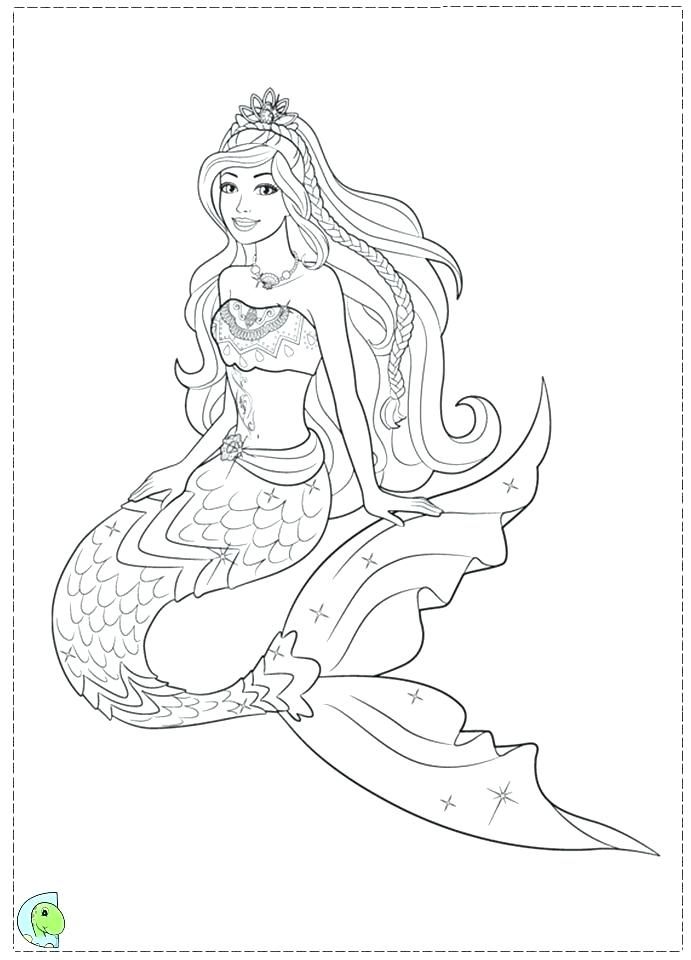 32 Easy Mermaid Coloring Pages for Kids Printable 33