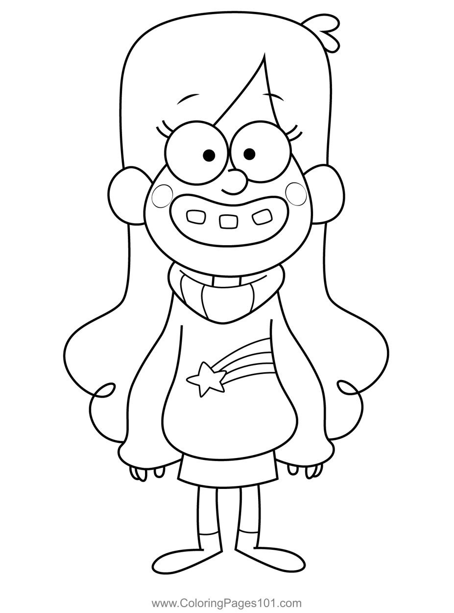 32 Mysterious Gravity Falls Coloring Pages Printable 10