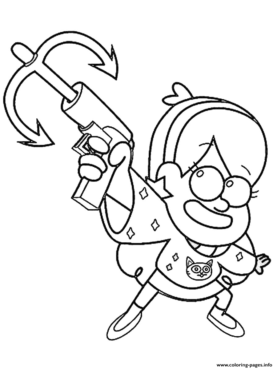 32 Mysterious Gravity Falls Coloring Pages Printable 11