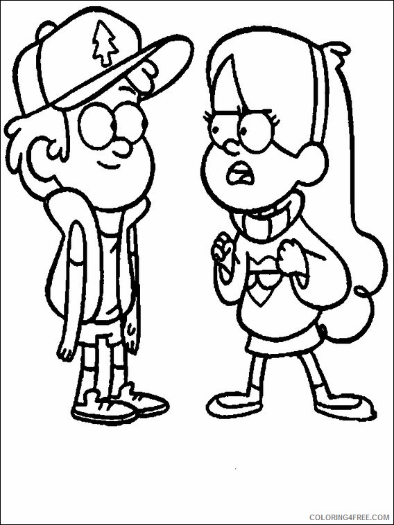 32 Mysterious Gravity Falls Coloring Pages Printable 12