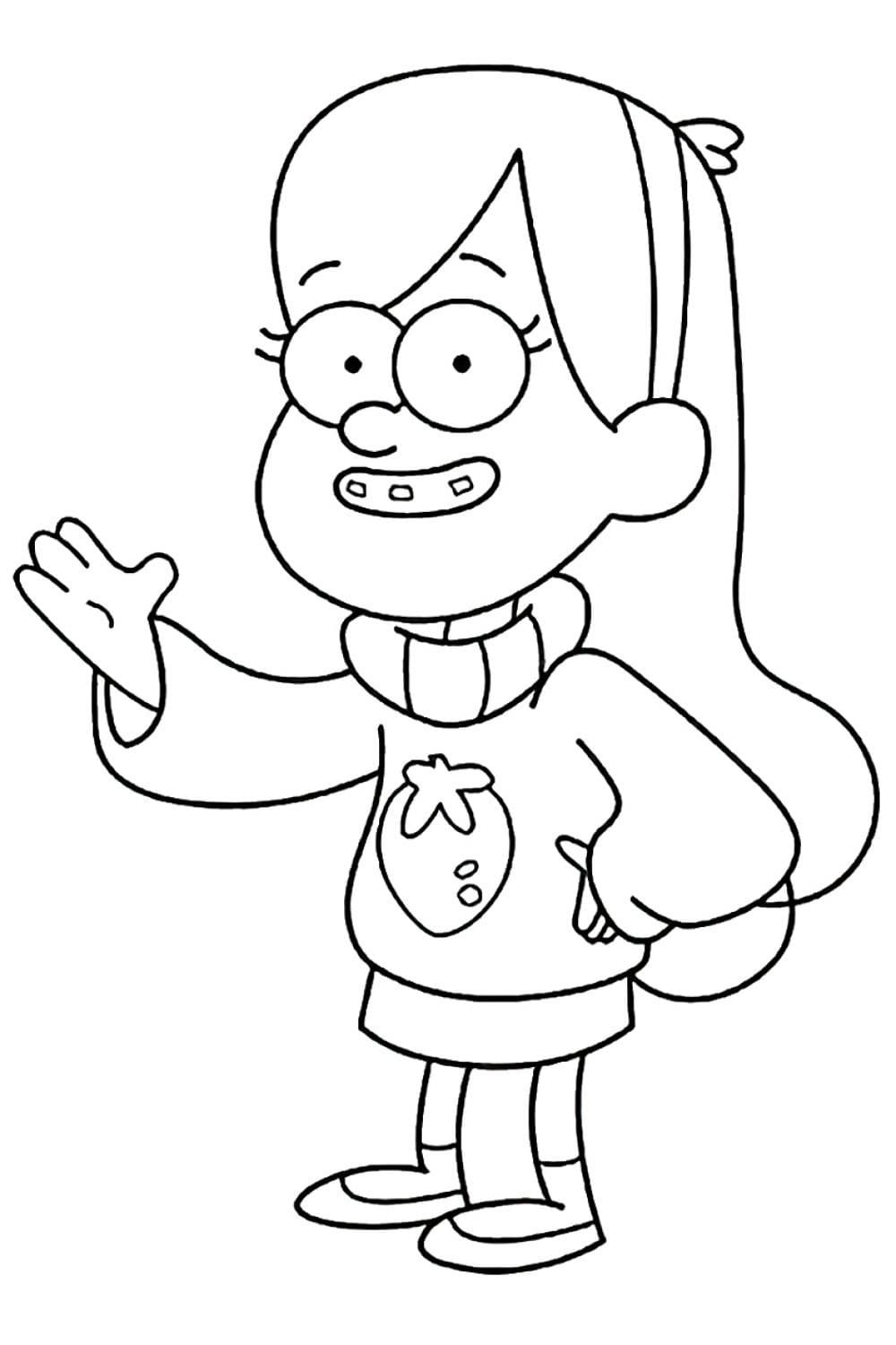 32 Mysterious Gravity Falls Coloring Pages Printable 14